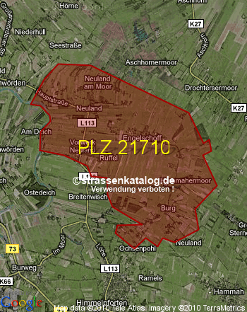 Postleitzahl 21710