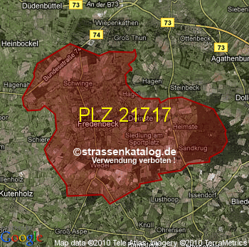 Postleitzahl 21717