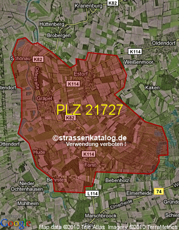 Postleitzahl 21727