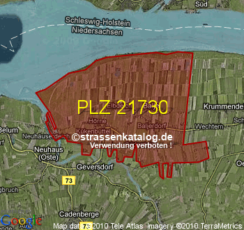 Postleitzahl 21730