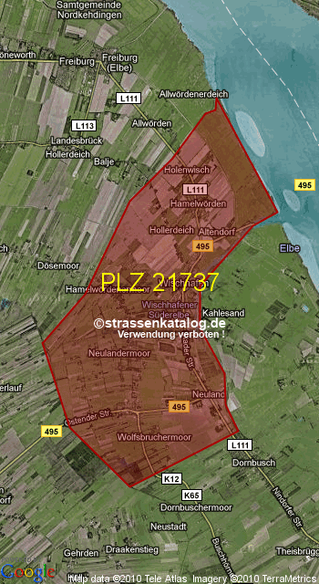 Postleitzahl 21737