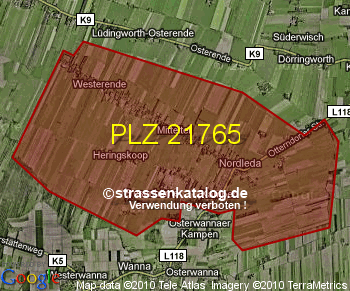 Postleitzahl 21765