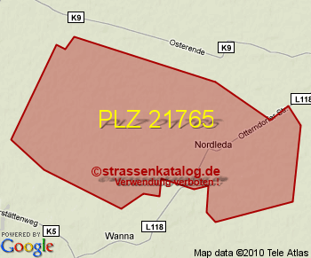 Postleitzahl 21765