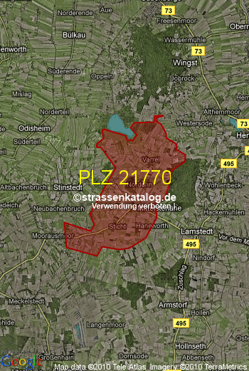 Postleitzahl 21770