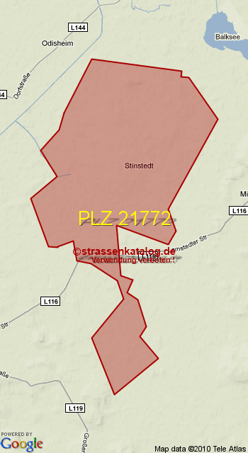 Postleitzahl 21772