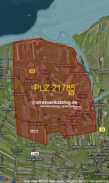 Postleitzahl 21785