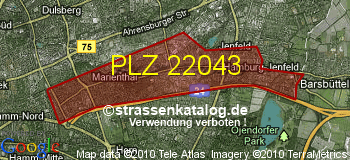 Postleitzahl 22043