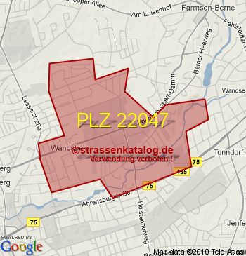 Postleitzahl 22047