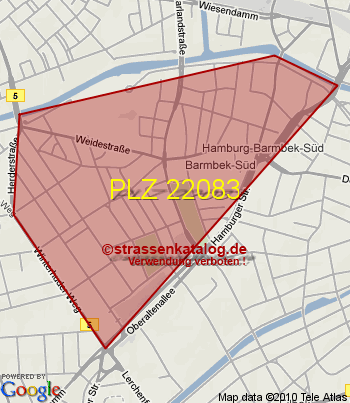 Postleitzahl 22083