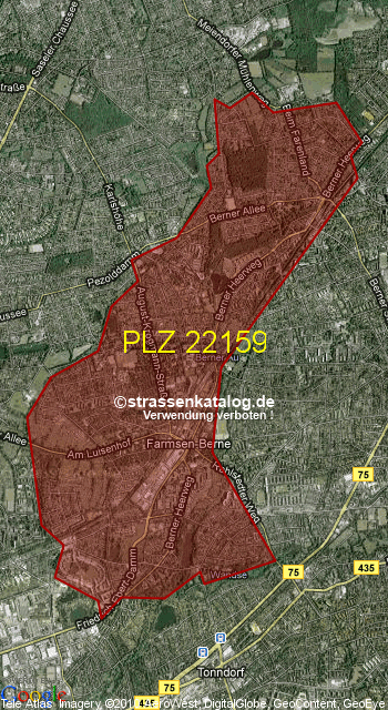 Postleitzahl 22159