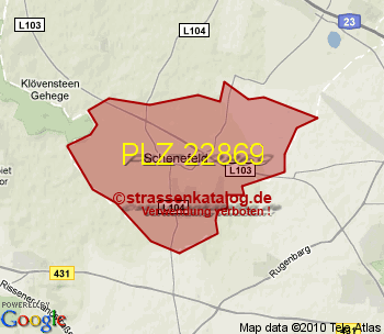 Postleitzahl 22869