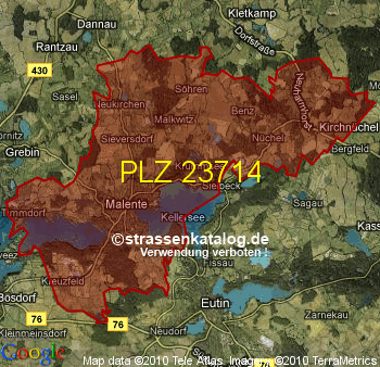 Postleitzahl 23714