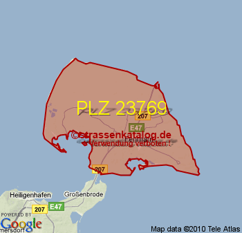 Postleitzahl 23769