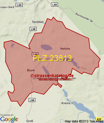 Postleitzahl 23813