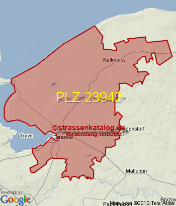 Postleitzahl 23942