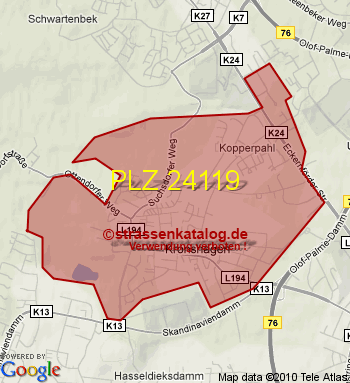 Postleitzahl 24119