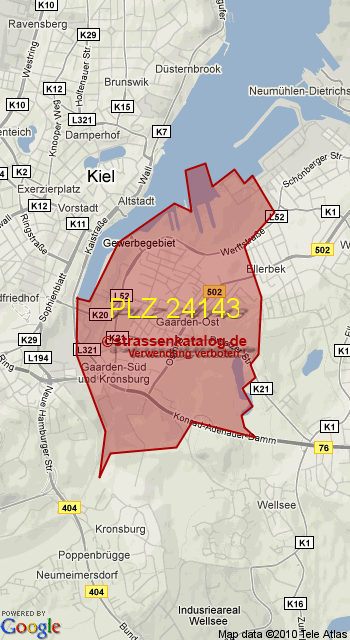 Postleitzahl 24143