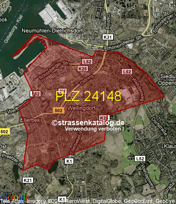 Postleitzahl 24148