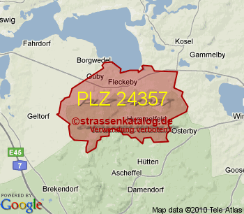 Postleitzahl 24357