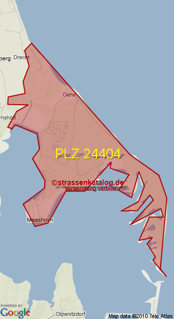 Postleitzahl 24404