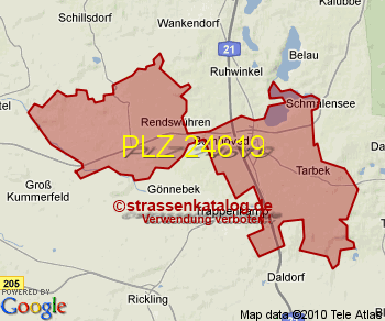 Postleitzahl 24619