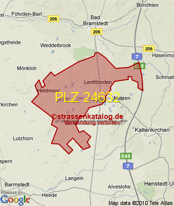 Postleitzahl 24632