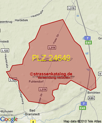 Postleitzahl 24649