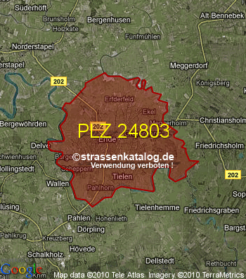 Postleitzahl 24803