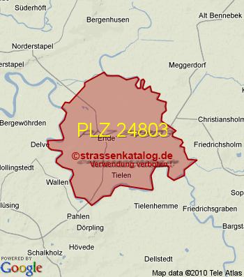 Postleitzahl 24803