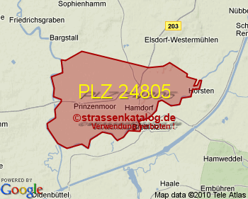 Postleitzahl 24805