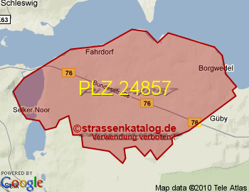 Postleitzahl 24857