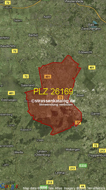 Postleitzahl 26169