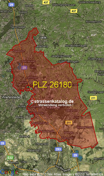 Postleitzahl 26180