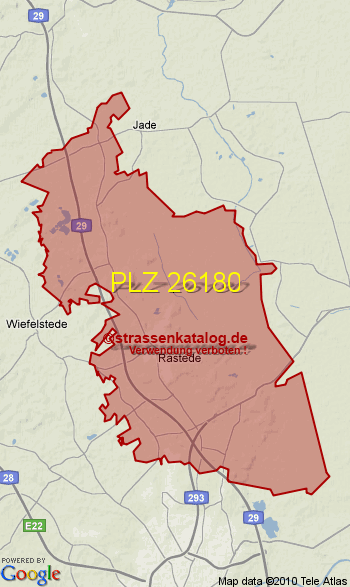 Postleitzahl 26180