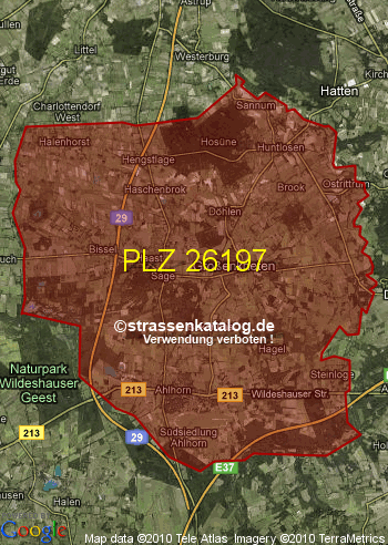 Postleitzahl 26197