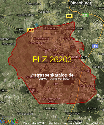 Postleitzahl 26203