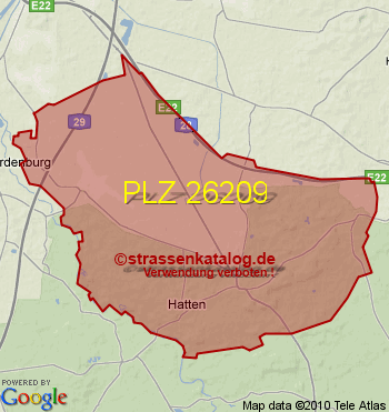 Postleitzahl 26209