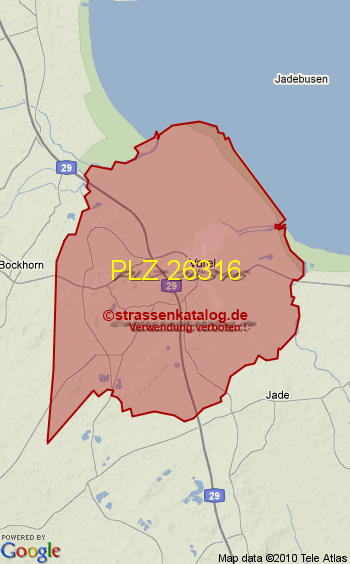 Postleitzahl 26316