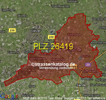 Postleitzahl 26419