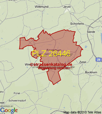 Postleitzahl 26446