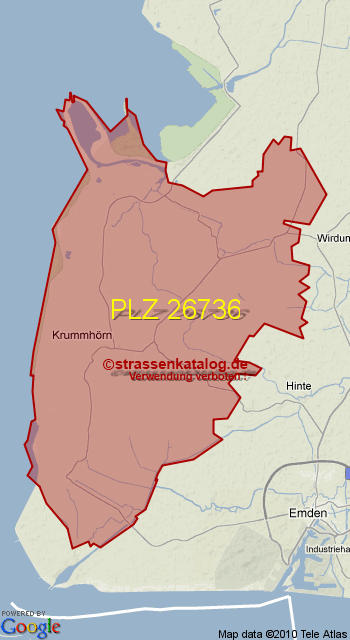 Postleitzahl 26736