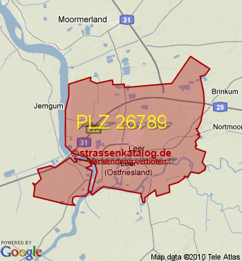 Postleitzahl 26789