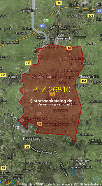 Postleitzahl 26810