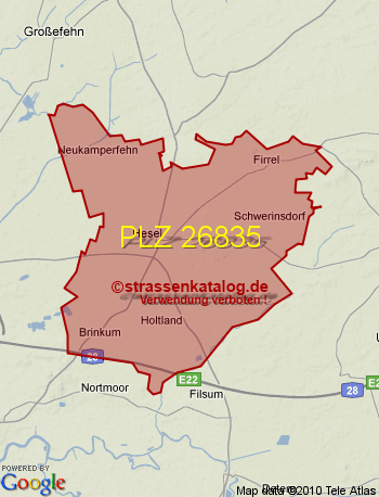 Postleitzahl 26835