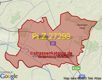 Postleitzahl 27299