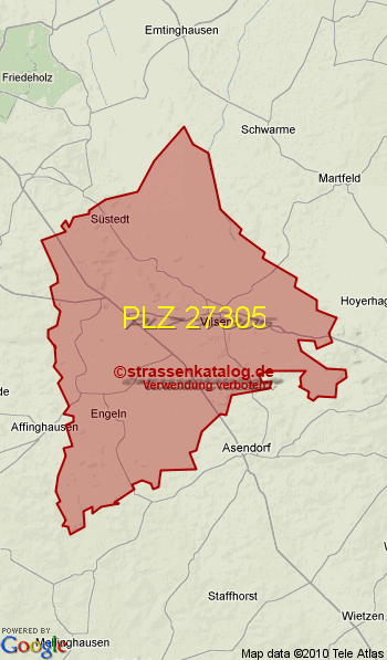 Postleitzahl 27305