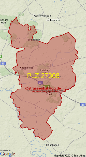 Postleitzahl 27308