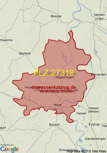 Postleitzahl 27318