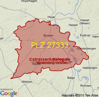 Postleitzahl 27333