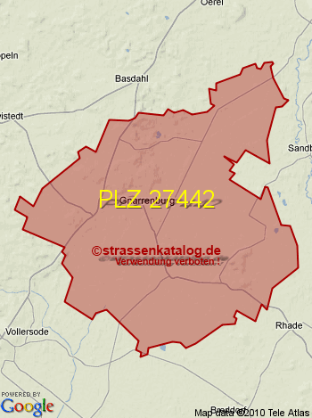 Postleitzahl 27442